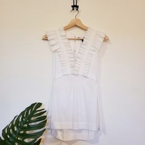 BCBG MAXAZRIA White Blouse, Small